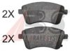 A.B.S. 37841 Brake Pad Set, disc brake